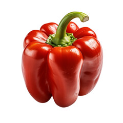 Red Paprika On Transparent Background