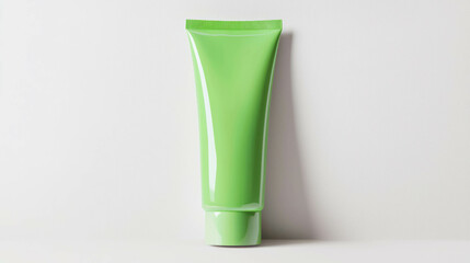 Realistic aloe vera hand cream tube for skincare and moisturization design
