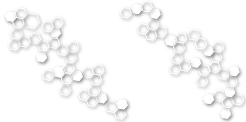 Abstract cube hexagon shape background. simple hexagonal elements. Medical.Grey wall background featuring 3D hexagonal tiles arranged in a geometric diamond pattern. Honeycomb structure. vector, arts
