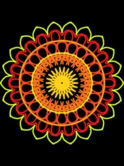 Mandala design made by illustrations 