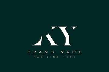 LKY abstract letter logo design. This logo is designed by three abstract letters. © Mahamud