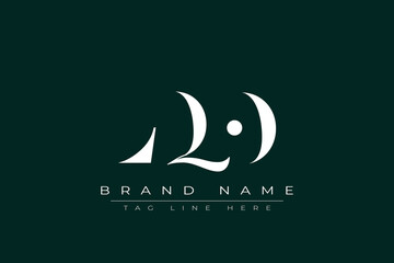 LQO abstract letter logo design. This logo is designed by three abstract letters.