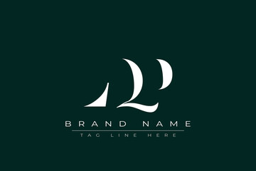 LQP abstract letter logo design. This logo is designed by three abstract letters.