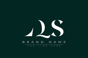 LQS abstract letter logo design. This logo is designed by three abstract letters.