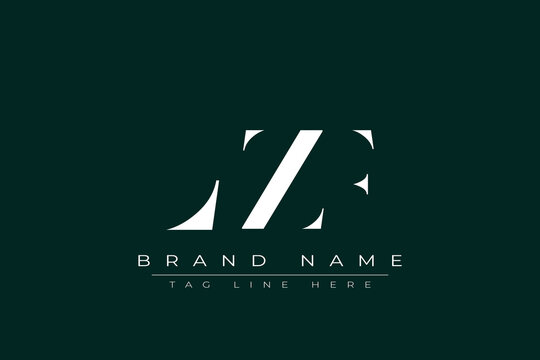 LZF abstract letter logo design. This logo is designed by three abstract letters.