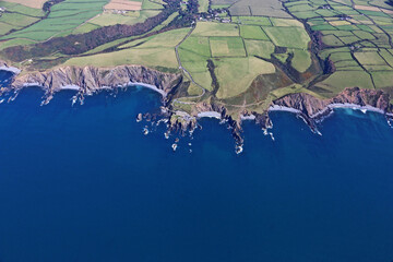 Coast and cliffs of North Devon