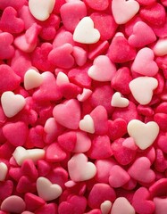 Sweetheart Candy Background &ndash; Romantic Texture for Love Concepts