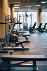 Obraz premium Rowing Machine Workout