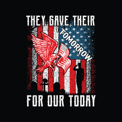 USA memorial day t shirt design 