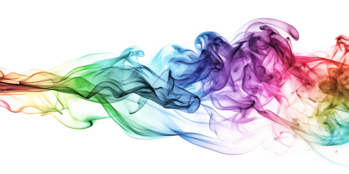  abstract colorful smoke isolated on a white background.PNG