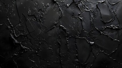 Luxurious Black Textured Background with Matte Monochrome Patterns for Sophisticated Designs