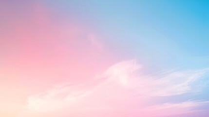 Obraz premium Soft Pastel Gradient Background with Gentle Color Shifts Evoking Calm and Elegance for Minimalist and Creative Projects