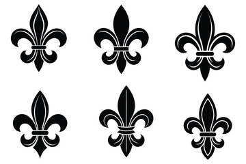 fleur de lis icon silhouette vector © PuspanjaliRani