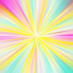 Obraz premium Colorful zoom motion effect. Abstract background. Color lines. Colored texture backdrop and banner.