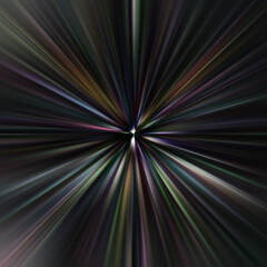 Colorful zoom motion effect. Abstract background.