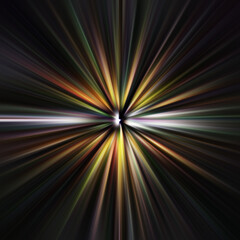 Colorful zoom motion effect. Abstract background.