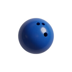 blue bowling ball isolated on transparent background. bowling ball png