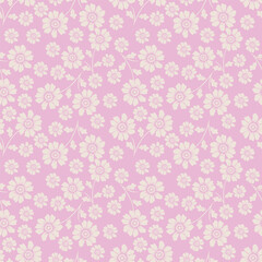 Exotic hand drawn flowers, seamless patterns with floral for fabric, textiles, clothing, wrapping paper, cover, banner, home decor, abstract backgrounds. Vector illustration