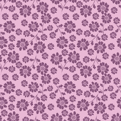 Exotic hand drawn flowers, seamless patterns with floral for fabric, textiles, clothing, wrapping paper, cover, banner, home decor, abstract backgrounds. Vector illustration