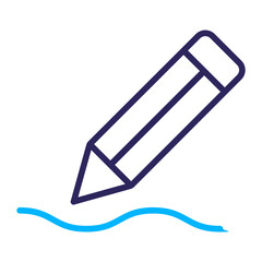 Pencil Outline Color icon