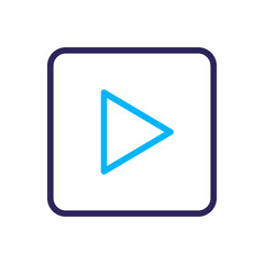 Play Outline Color icon