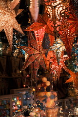 ドイツ、フランクフルトのクリスマスマーケット：Christmas market in Frankfurt, Germany,