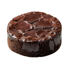 Flourless Chocolate Cake Isola Isolated on Transparent Background