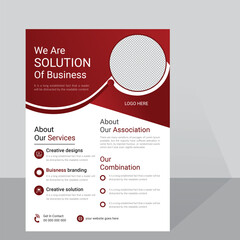 Corporate business flyer template

