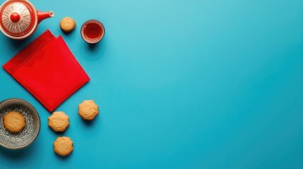 Festive Asian Tea Arrangement