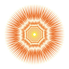 orange mandala