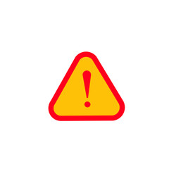 exclamation danger warning sign, exclamation mark icon with triangle frame. attention icon, warning icon,