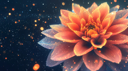 whimsical dahlia flower
