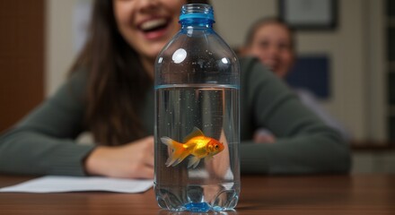 Fish in a Water Bottle Prank