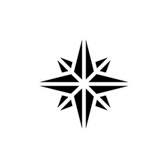 Fototapeta premium navigation star geographical discoveries glyph icon vector illustration