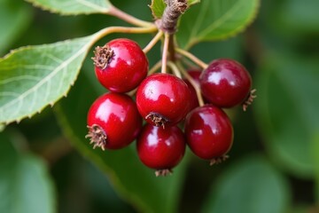 Obraz premium Capturing Juicy Huckleberries in Vibrant Outdoor Scene