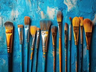 Bruss on Blue Surface