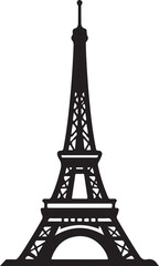 Fototapeta premium eiffel tower minimalist logo