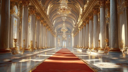 Obraz premium Grand Royal Hallway