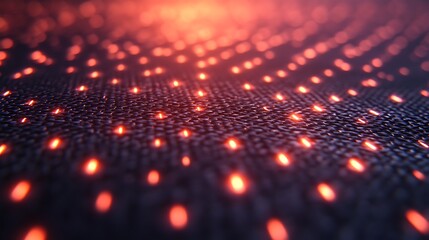 Abstract Glowing Lines on Dark Textured Surface