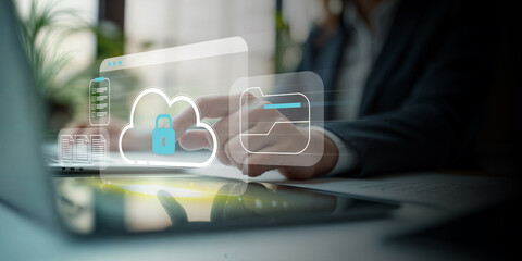 Cloud Technology and Digital File Management Showcasing Secure Data Sharing, Internet Based Storage, and Scalable Solutions for Remote Access and Cyber Connectivity in Business Systems