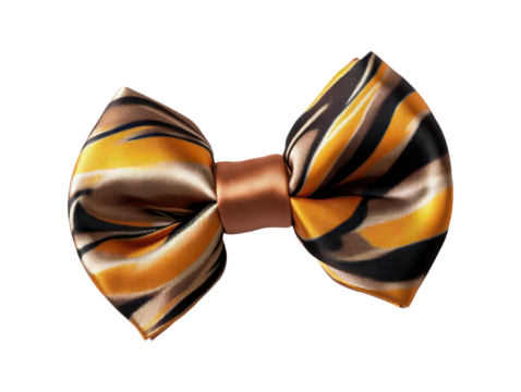 This photograph showcases a patterned bow tie, emphasizing its design and intricate details for fashion.