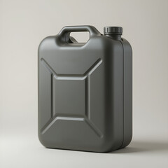 Matte Plastic Jerry Can: Industrial Mockup

