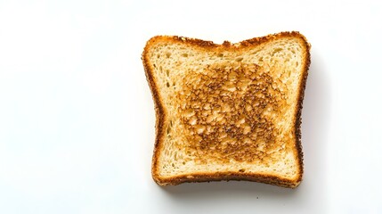 Bread toast isolated on white background