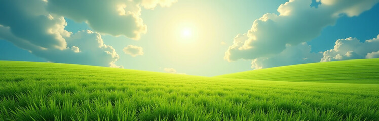 A Boundless Expanse Of Verdant Meadow Imbues Limitless Potential And Inspires A Profound Sense Of Liberation And Introspective Freedom.