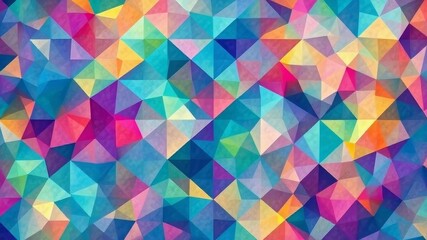 Abstract Geometric Diamond Pattern: Vibrant, colorful diamond shapes create a dynamic and modern abstract background.