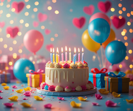 A beautifully designed birthday greeting card