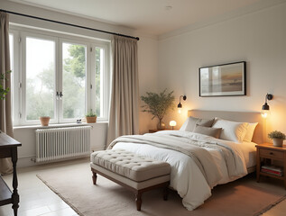 modern bedroom interior