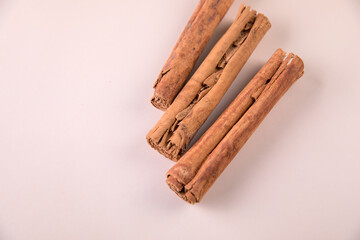 Large sticks of beautiful fragrant cinnamon