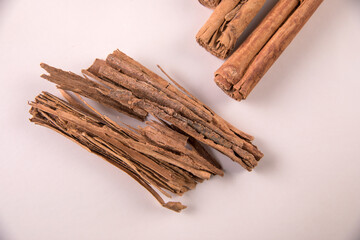 Large sticks of beautiful fragrant cinnamon