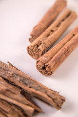 Large sticks of beautiful fragrant cinnamon